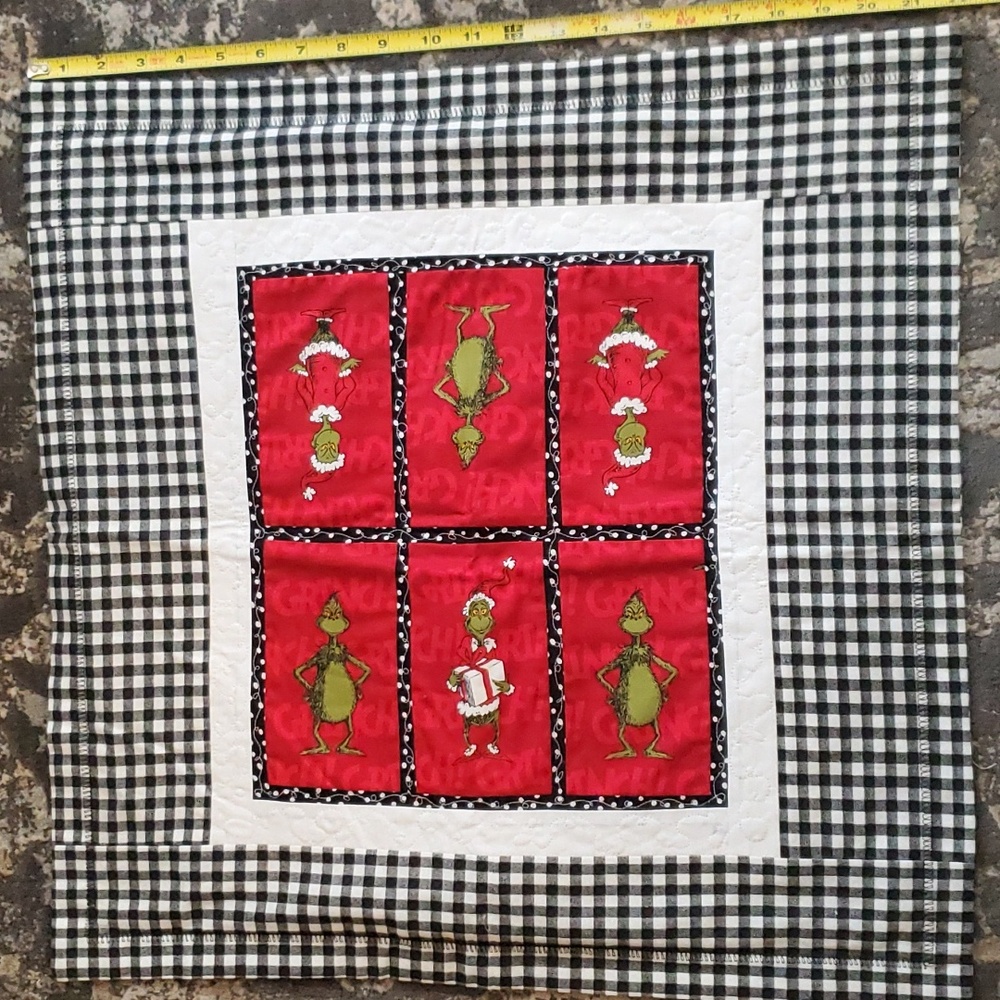 Grinch Decor Pillow Cover Set (2)